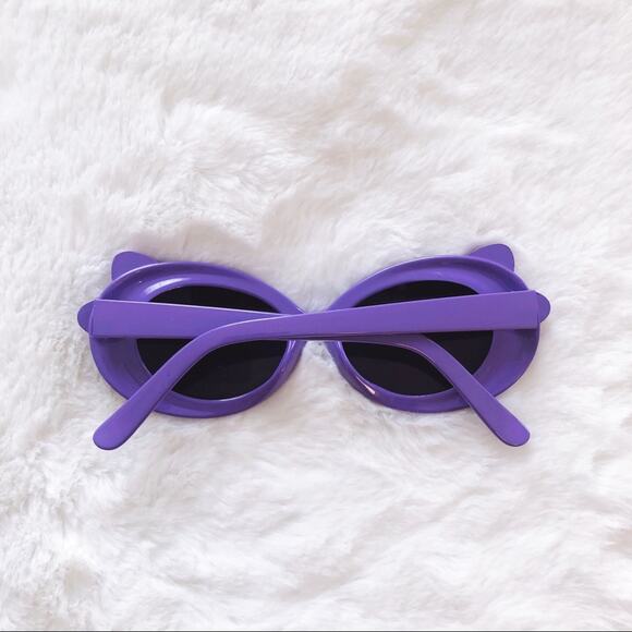 Everly Purple Toddler Girl Fashion Bow Sunglasses - Picture 8 of 8